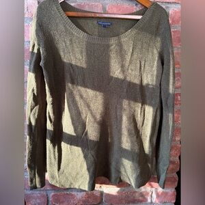American Eagle Outfitters Women's Olive Sweater